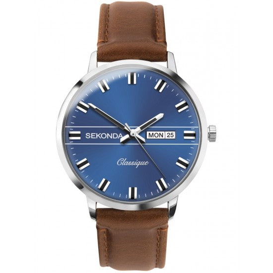 Men's Sekonda Watch Blue Dial 1857 Watches Sekonda