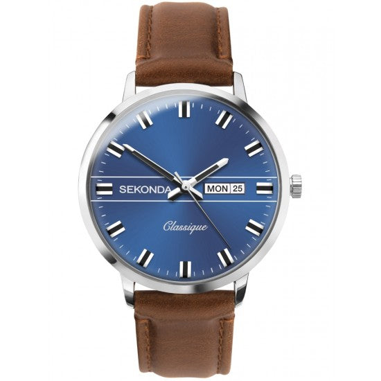 Men's Sekonda Watch Blue Dial 1857 Watches Sekonda 
