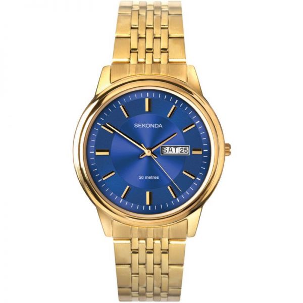Sekonda Men's Gold-Tone Watch 1733 Watches Sekonda