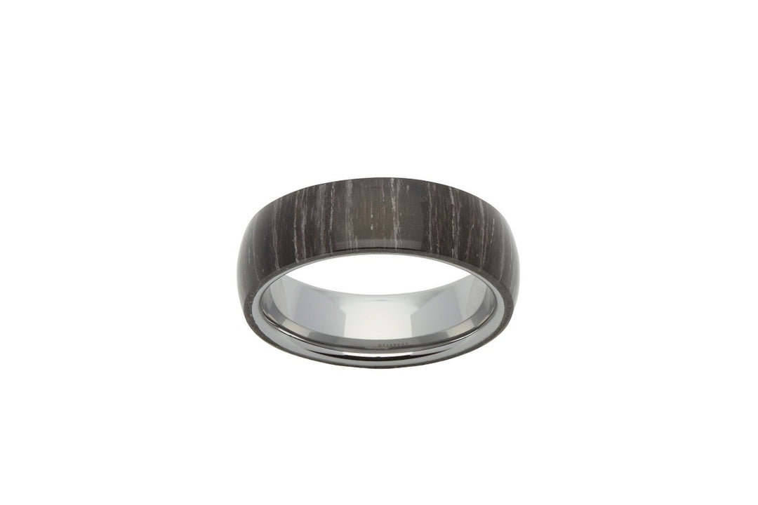 Men's Tungsten Ring with Black Sandal Wood Finish Jewellery Unique 56