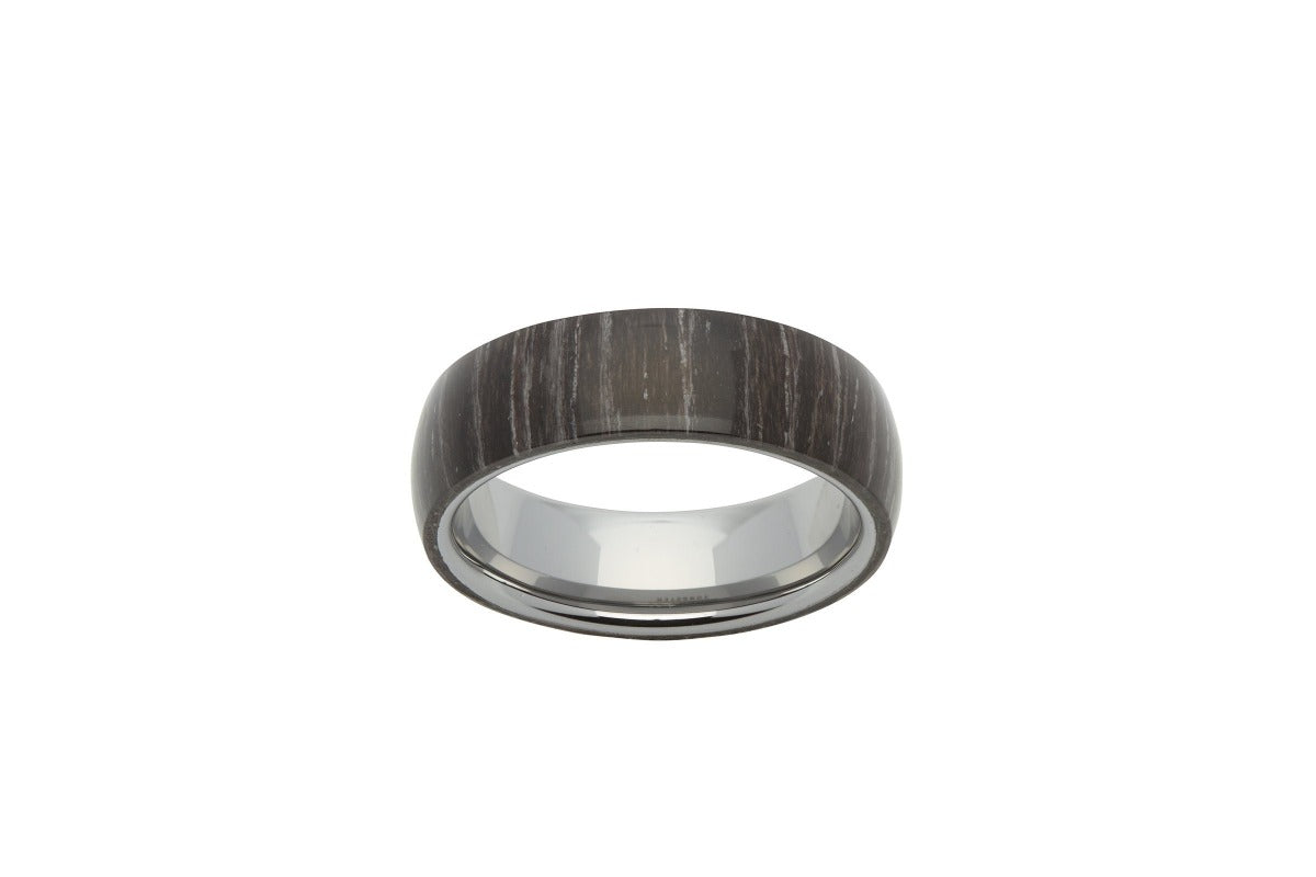 Men's Tungsten Ring with Black Sandal Wood Finish Jewellery Unique 56 