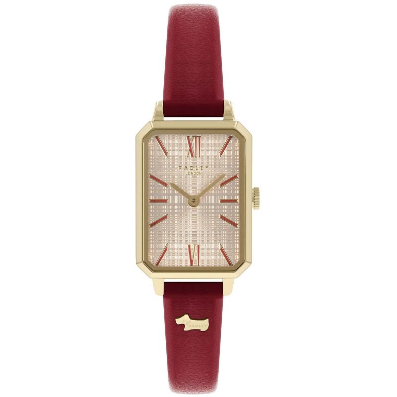 Radley Red Strap Oblong Dial RY21204 Watches Carathea 