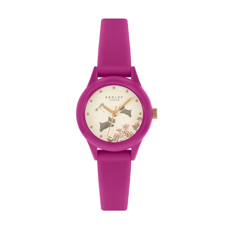 Ladies Radley Watch in Cerise Pink with Silicone Strap RY21280 Watches Carathea 