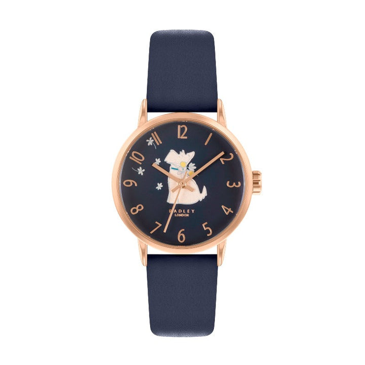 Radley Ladies Watch in Navy Blue with Leather Strap RY21268 Watches Carathea