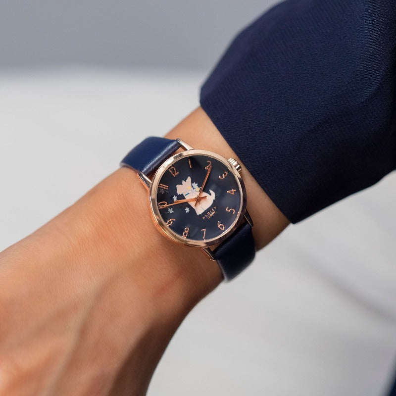 Radley Ladies Watch in Navy Blue with Leather Strap RY21268 Watches Carathea