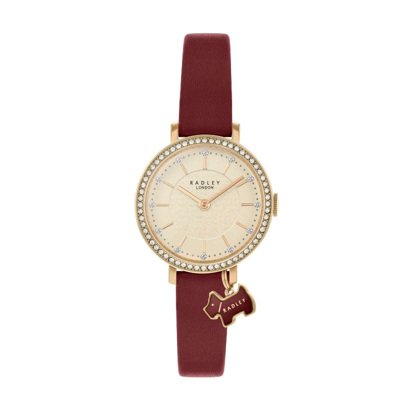 Radley Ladies Watch Red Leather Strap RY21290 Carathea 