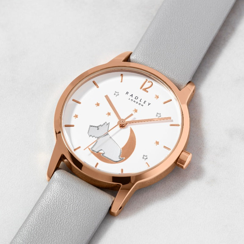Radley Ladies Watch in Rose Gold with Grey Strap RY2950A Watches Radley