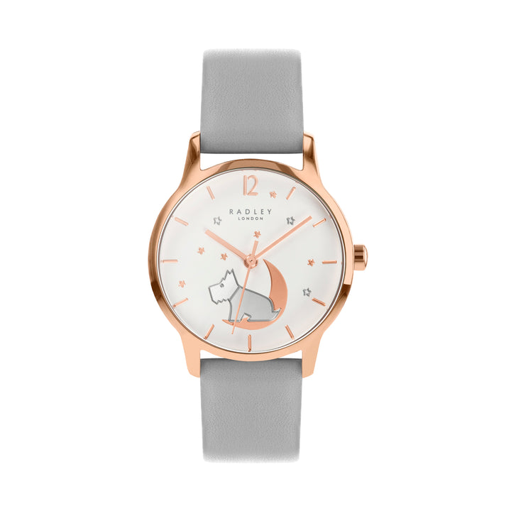Radley Ladies Watch in Rose Gold with Grey Strap RY2950A Watches Radley