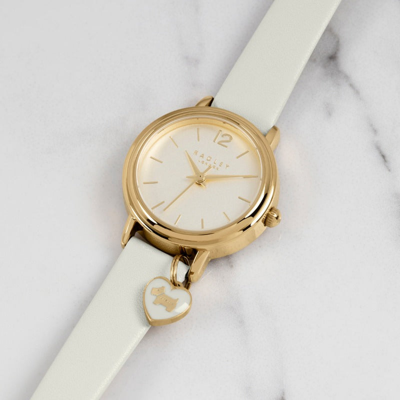 Ladies Radley Watch with Chalk Leather Strap RY21404A Carathea