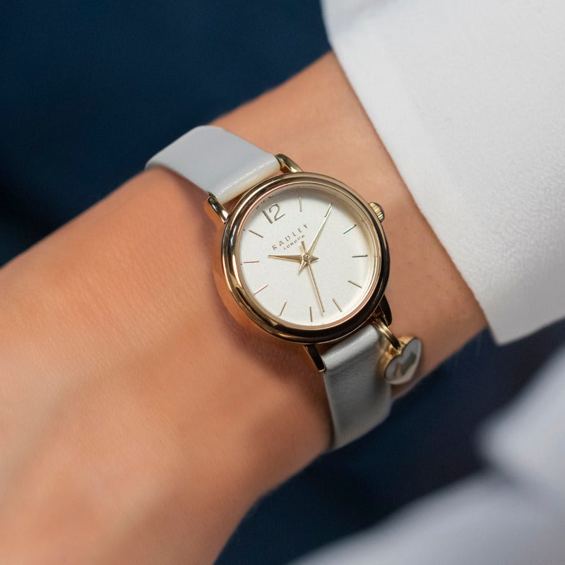 Ladies Radley Watch with Chalk Leather Strap RY21404A Carathea