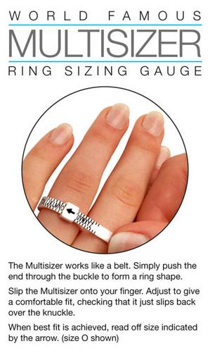Ring Sizer Tool Jewellery Carathea 