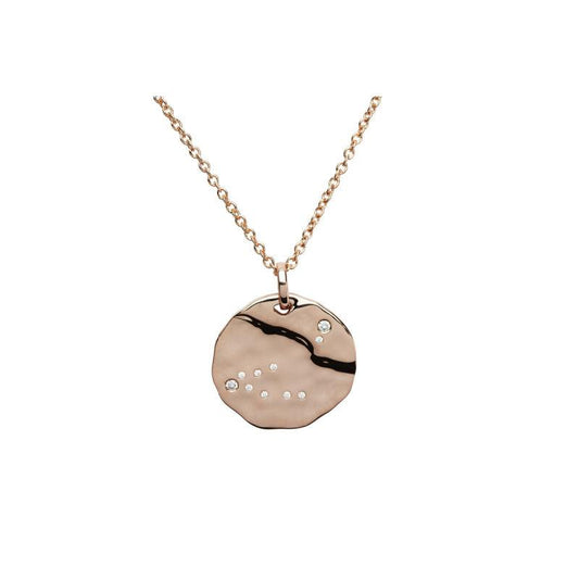 Rose Gold Capricorn Constellation Pendant Jewellery Unique 