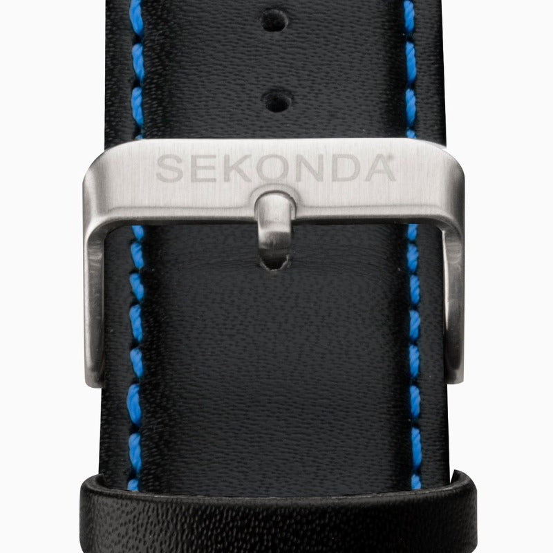 Men's Sekonda Velocity Chronograph Watch Turquoise Black Sekonda