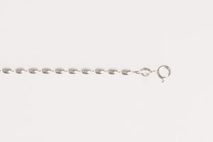 Silver Bead Chain Jewellery Bracini 80 cm (32 in) 