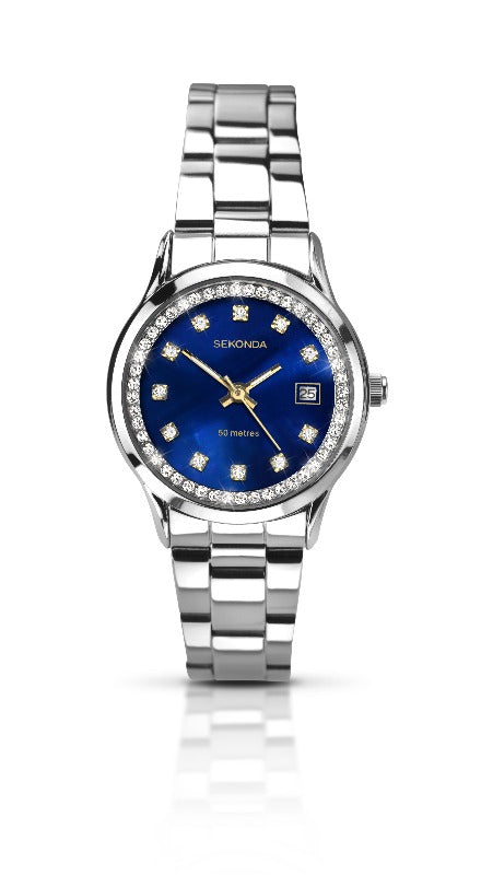 Sekonda Ladies Midnight Star Watch with CZ's 2147 Watches Sekonda