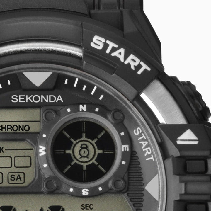 Sekonda Men's Digital Sports Watch Black 1522 Watches Sekonda