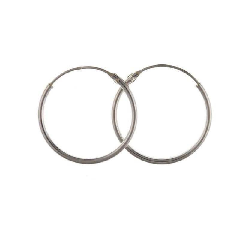 Silver Hoop Earrings 16 mm Jewellery Ian Dunford 