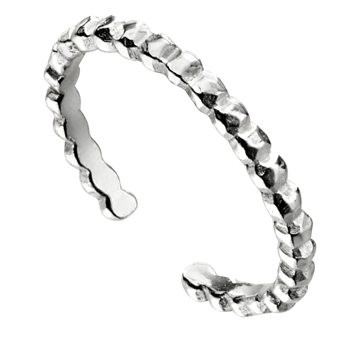 Silver Balls Toe Ring Body Jewelry Gecko