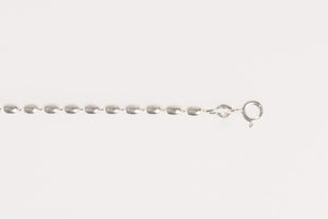Silver Oval Bead Bracelet Jewellery Bracini 
