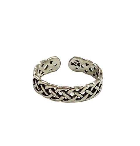 Silver Celtic Band Toe Ring Toe Rings Ian Dunford