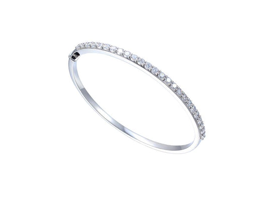 Silver Claw Set CZ Bangle Bangles AMORE 