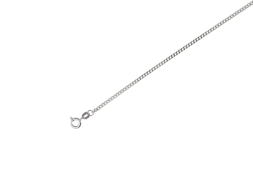 18" Silver Curb Chain Medium-Heavy Jewellery Ian Dunford 