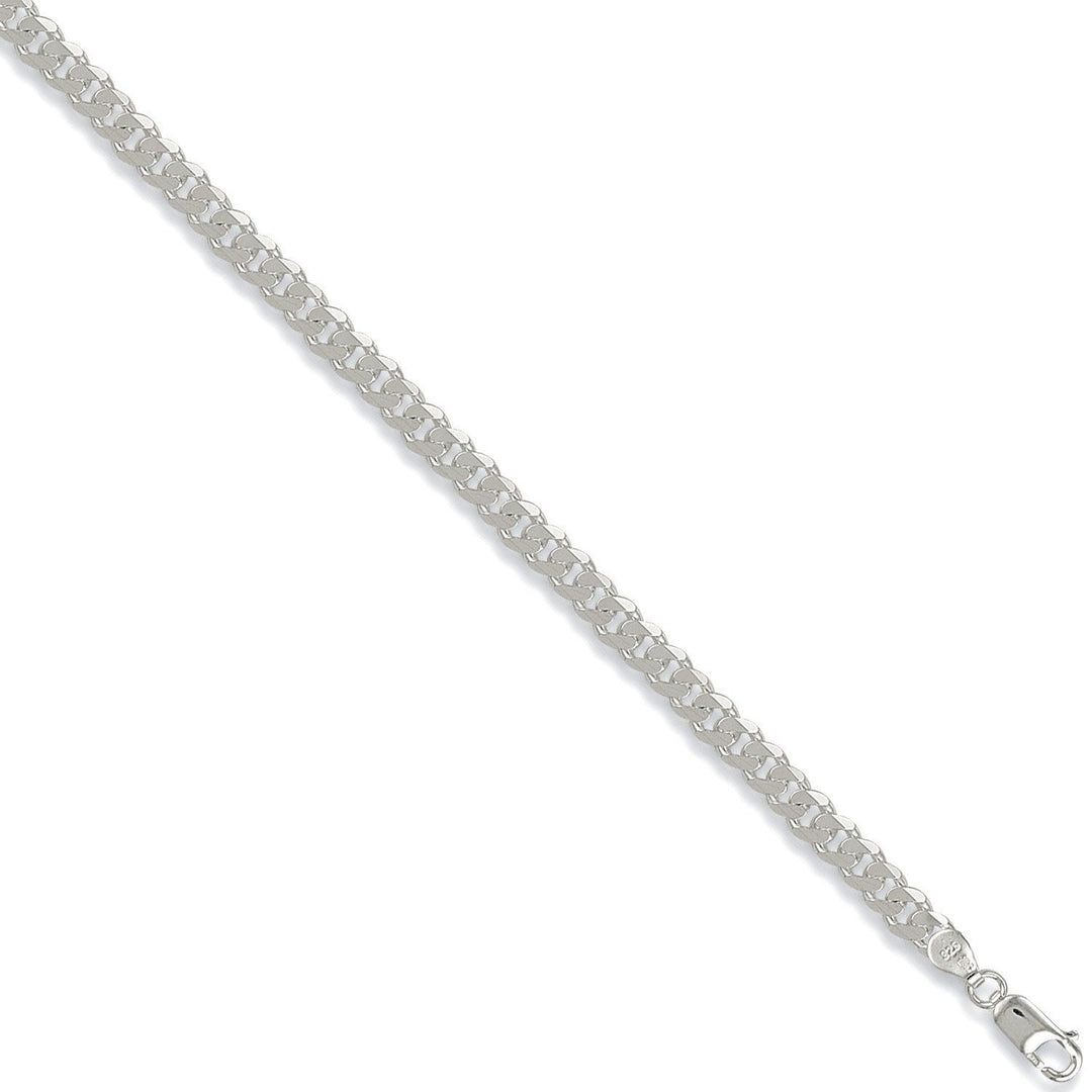 Silver Ladies Curb Chain Jewellery Hanron