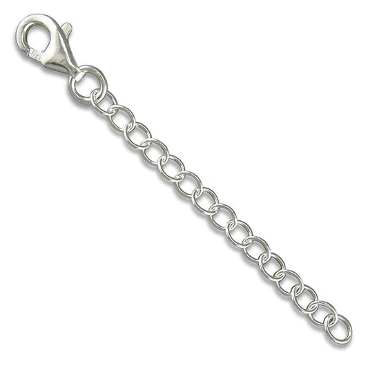 Silver Necklace Extension Chain Jewellery CME 