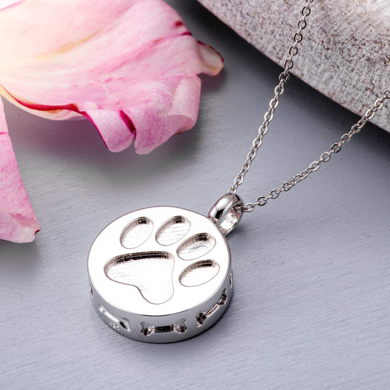 Forget Me Not Flower Urn Necklace for Ashes | Cremation Jewelry | Handmade  Urn Jewelry for Ashes | Keepsake Gift for Mom