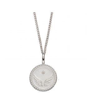 Silver Freedom Empowerment Pendant with CZ Necklaces & Pendants Gecko