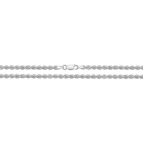 Silver Rope Chain Jewellery Treasure House Limited 