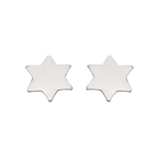 Silver Star stud earrings Earrings Gecko 