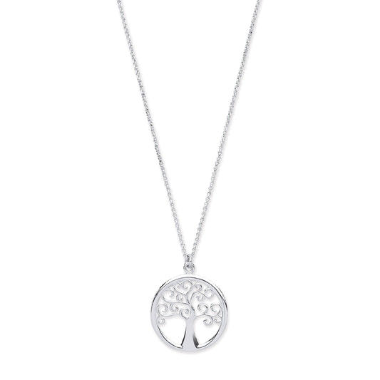 Silver Tree of Life Pendant Jewellery Hanron 