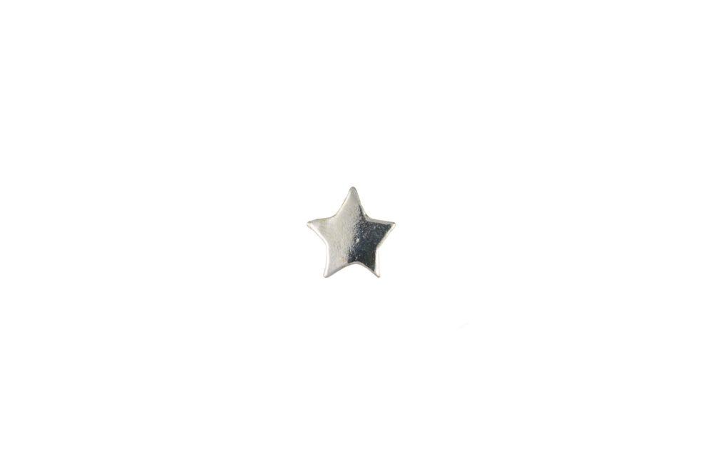 Silver Star Nose Stud Jewellery Ian Dunford 