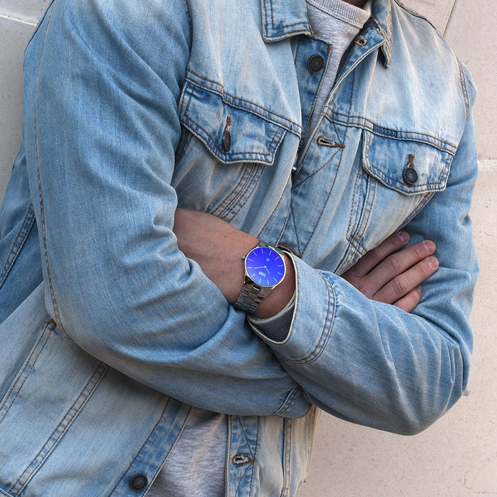 STORM Slim-X XL Men's Watch Laser Blue Watches Storm London