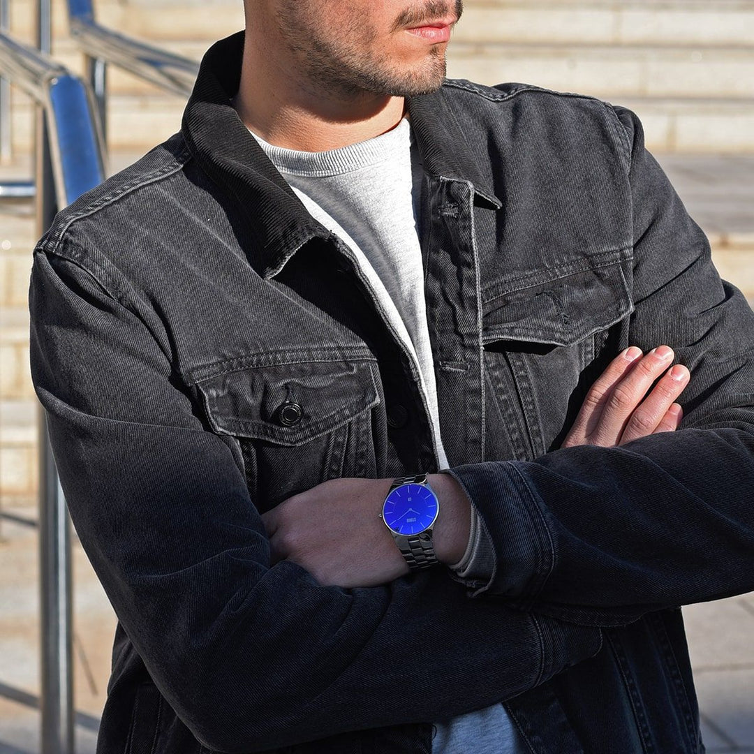 STORM Slim-X XL Men's Watch Laser Blue Watches Storm London