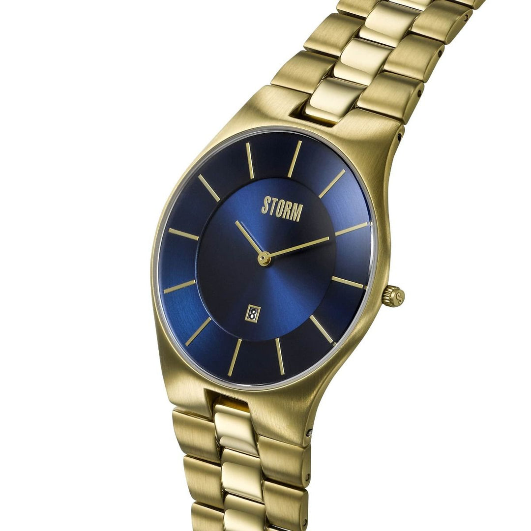 STORM Slim-X XL Men's Watch in Gold and Blue Watches Storm London
