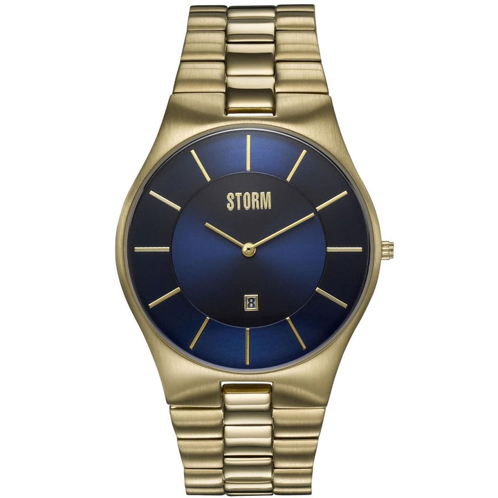STORM Slim-X XL Men's Watch in Gold and Blue Watches Storm London