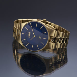 STORM Slim-X XL Men's Watch in Gold and Blue Watches Storm London 
