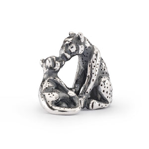 silver leopard and mum trollbead Carathea jewellers