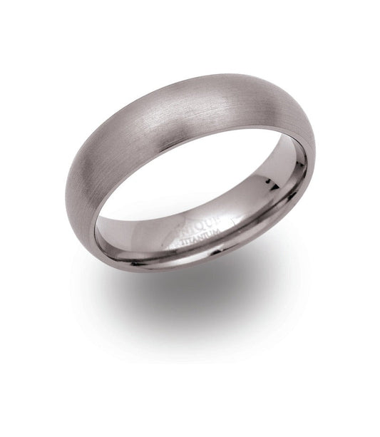 Unisex Titanium 6 mm Band Men's Rings Unique I (48) 