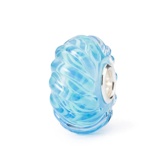 Trollbeads Azure Ripples Glass Bead TGLBE-20329 Beads Trollbeads 