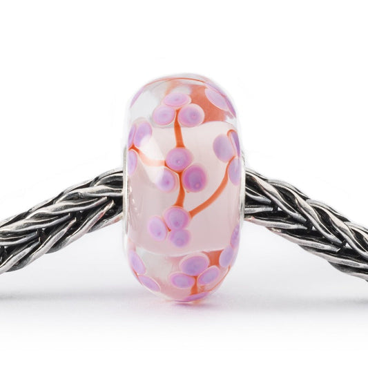 Trollbeads Peach Blossom Glass Bead TGLBE-20352 Beads Trollbeads 