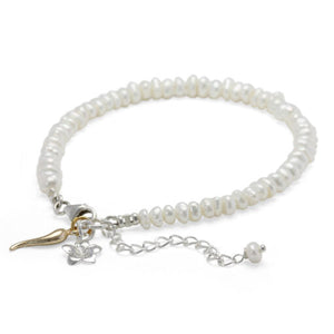 Silver Aphrodite's Freshwater Pearl Bracelet Bracelets Banyan 