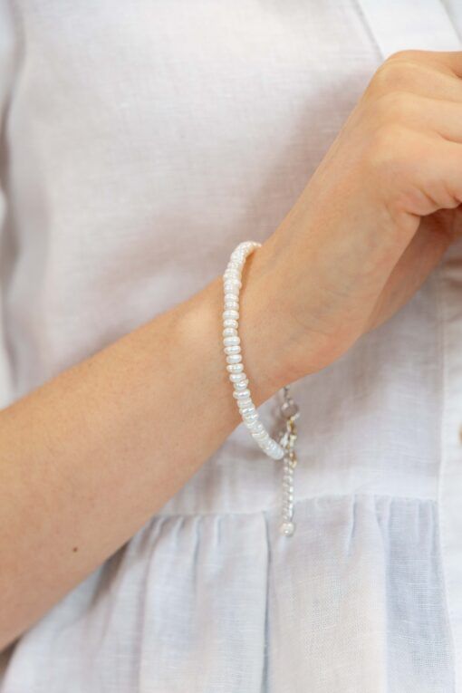 Silver Aphrodite's Freshwater Pearl Bracelet Bracelets Banyan