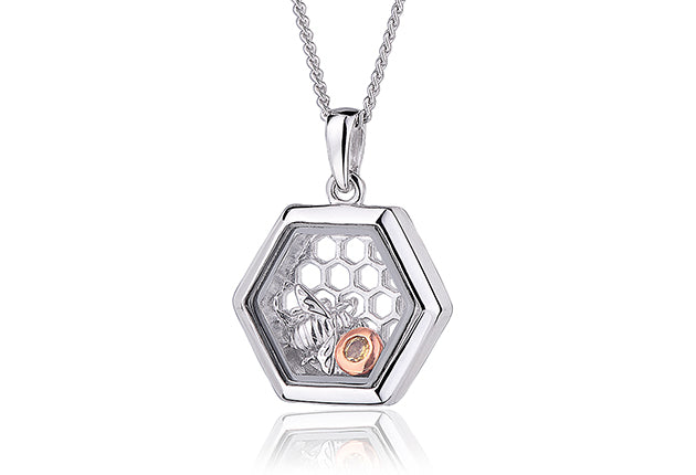 Clogau Honey Bee Inner Charm Pendant 3SICLP11 Necklaces & Pendants CLOGAU GOLD
