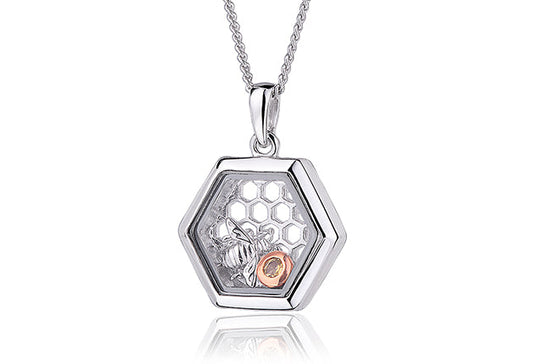 Clogau Honey Bee Inner Charm Pendant 3SICLP11 Necklaces & Pendants CLOGAU GOLD 