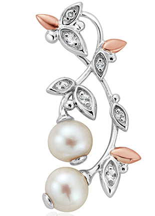 Clogau Lily of the Valley Pearl Drop Earrings 3SLYV0293 Earrings CLOGAU GOLD 
