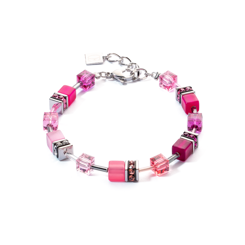 coeur de lion magenta pink bracelet