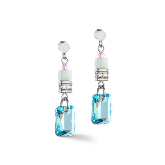 coeur de lion  bluecrystal drop earrings